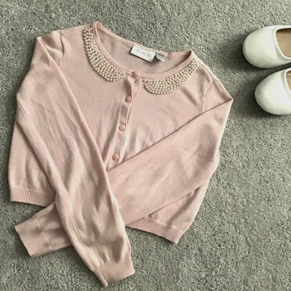 The Children's Place Girl's Beaded Sweater